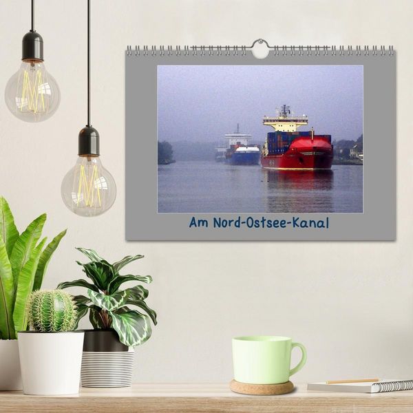 Produktbild: Am Nord- Ostsee-Kanal (Wandkalender 2027 DIN A4 quer), CALVENDO Monatskalender