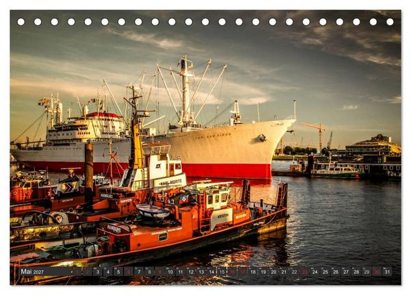 Produktbild: Stadt Hamburg (Tischkalender 2027 DIN A5 quer), CALVENDO Monatskalender