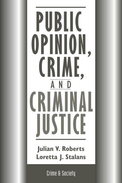 Produktbild: Public Opinion, Crime, And Criminal Justice