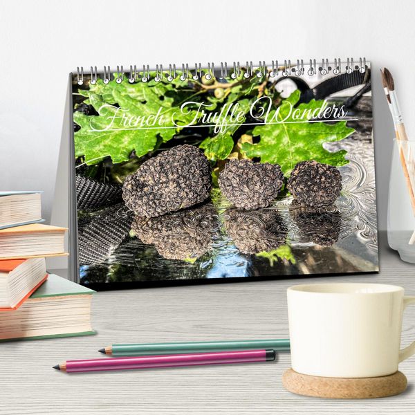 Produktbild: French Truffle Wonders (Desk Calendar 2026 DIN A5 landscape), CALVENDO 12 Month DeskCalendar