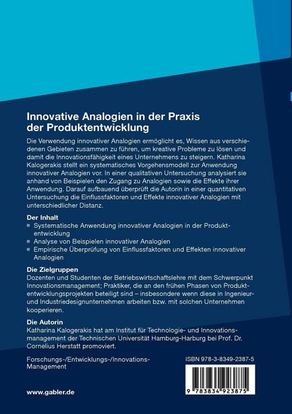 Produktbild: Innovative Analogien in der Praxis der Produktentwicklung
