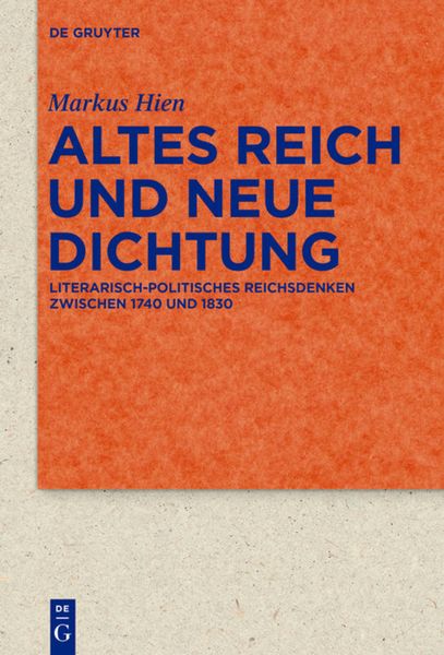 Produktbild: Altes Reich und Neue Dichtung