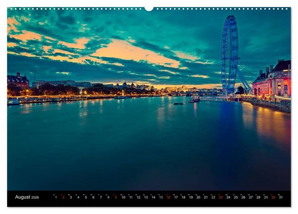 Produktbild: Weltmetropole London (Wandkalender 2026 DIN A2 quer), CALVENDO Monatskalender