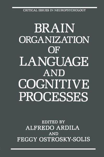 Produktbild: Brain Organization of Language and Cognitive Processes