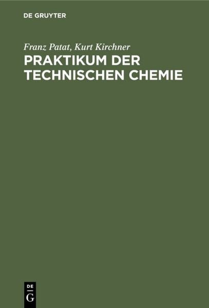 Produktbild: Praktikum der technischen Chemie