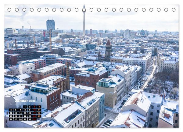 Produktbild: Berlin - Reise durch die deutsche Geschichte (Tischkalender 2026 DIN A5 quer), CALVENDO Monatskalender