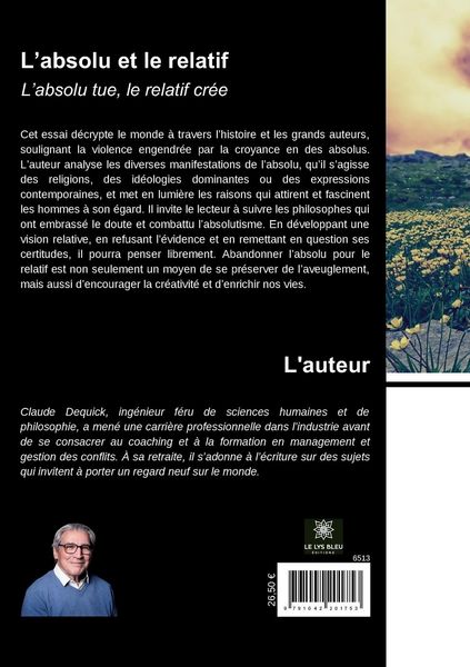 Produktbild: Claude Dequick: L'absolu et le relatif