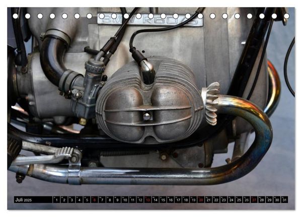 Produktbild: BMW R 60/5 (Tischkalender 2025 DIN A5 quer), CALVENDO Monatskalender