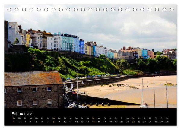 Produktbild: Wales Pembrokeshire - Natur im Fokus- (Tischkalender 2026 DIN A5 quer), CALVENDO Monatskalender