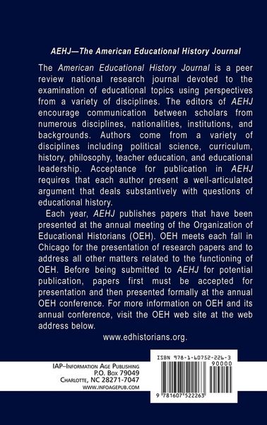 Produktbild: American Educational History Journal Volume 36, Number 1 & 2 2009 (Hc)