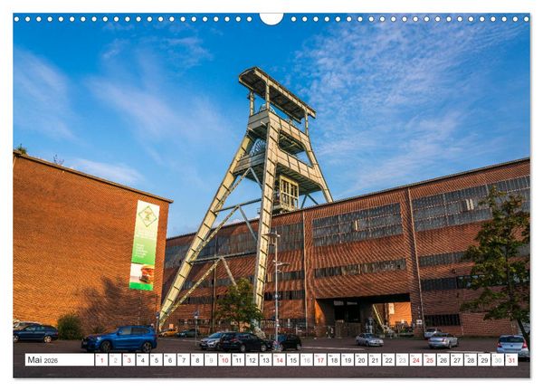 Produktbild: Die Zechen im Ruhrpott (Wandkalender 2026 DIN A3 quer), CALVENDO Monatskalender