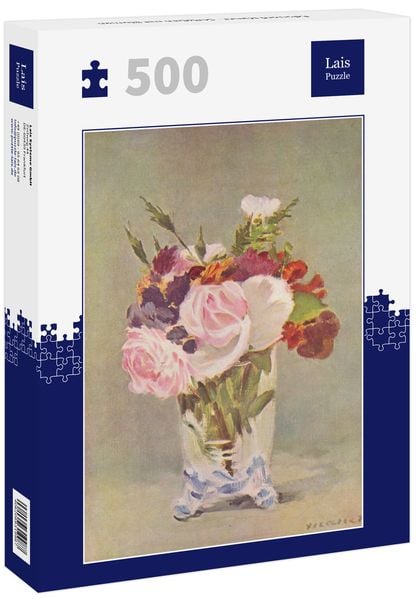 Produktbild: Lais Puzzle Edouard Manet - Stilleben mit Blumen 500 Teile