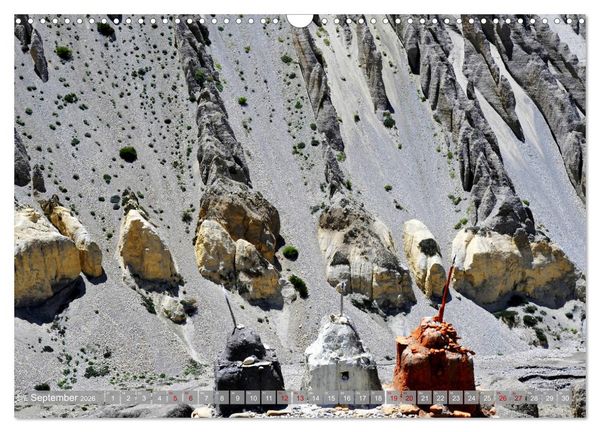 Produktbild: Tsch&ouml;rten, Architektur des Himalaya (Wandkalender 2026 DIN A3 quer), CALVENDO Monatskalender
