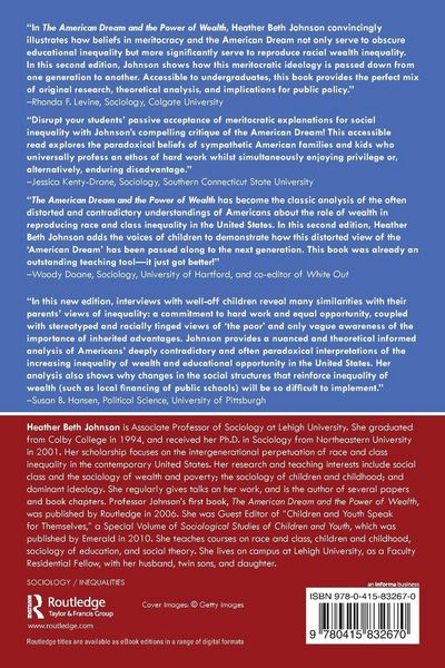 Produktbild: The American Dream and the Power of Wealth