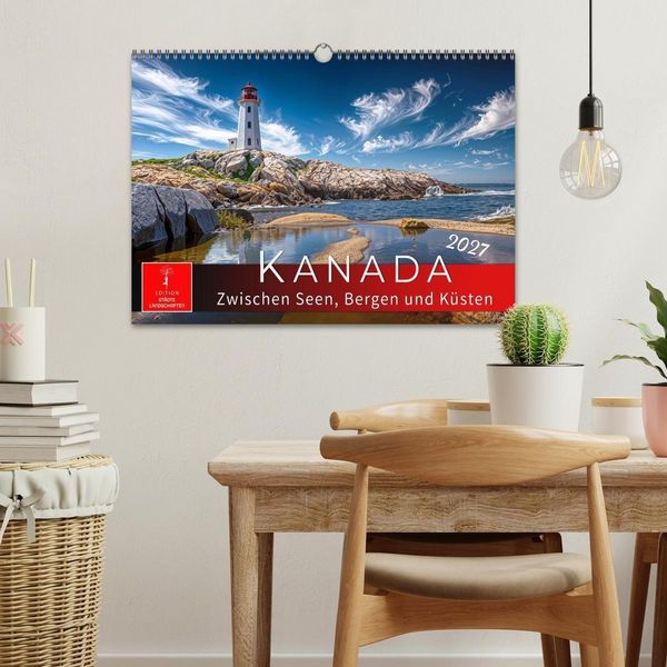 Produktbild: Kanada - zwischen Seen, Bergen und K&uuml;sten (Wandkalender 2027 DIN A3 quer), CALVENDO Monatskalender