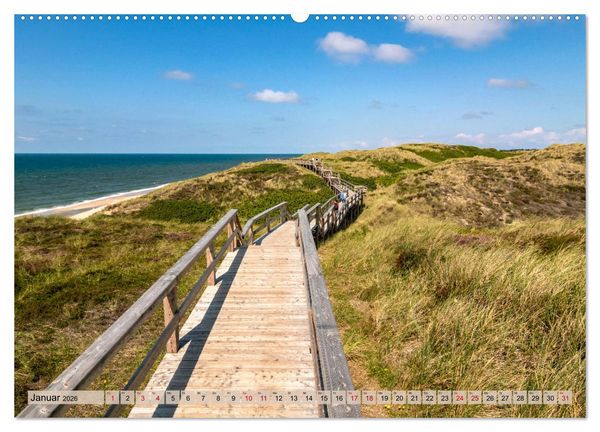 Produktbild: IN SYLT VERLIEBT (Wandkalender 2026 DIN A2 quer), CALVENDO Monatskalender