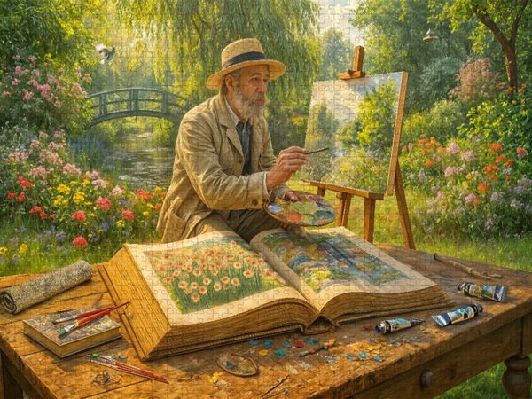 Produktbild: CALVENDO Puzzle Farbenzauber Kunst zwischen Seiten | 2000 Teile Lege-Gr&ouml;&szlig;e 90x67cm Foto-Puzzle f&uuml;r gl&uuml;ckliche Stunden