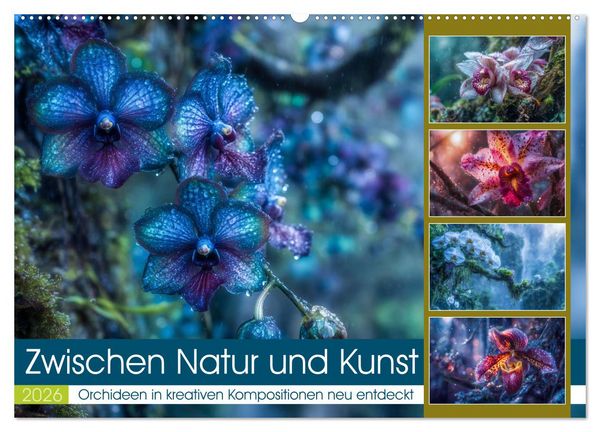 Zwischen Natur und Kunst (Wandkalender 2026 DIN A2 quer), CALVENDO Monatskalender