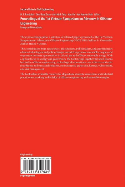 Produktbild: Proceedings of the 1st Vietnam Symposium on Advances in Offshore Engineering