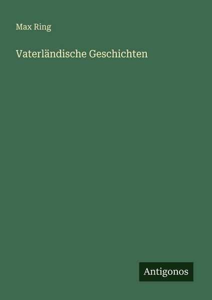 Produktbild: Vaterl&auml;ndische Geschichten