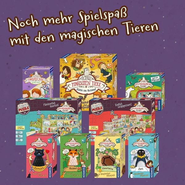 KOSMOS - Die Schule der magischen Tiere - Endlich ausgegeistert, 200 Teile