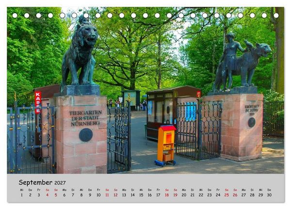 Produktbild: N&uuml;rnberg. Du bist so sch&ouml;n (Tischkalender 2027 DIN A5 quer), CALVENDO Monatskalender