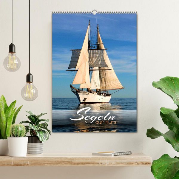Produktbild: Segeln - auf Kurs (Wandkalender 2026 DIN A2 hoch), CALVENDO Monatskalender