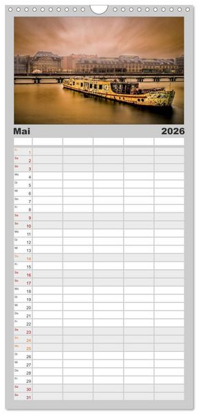Produktbild: Familienplaner 2026 - berlin specials mit 5 Spalten (Wandkalender, 21 x 45 cm) CALVENDO
