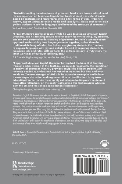 Produktbild: American English Grammar