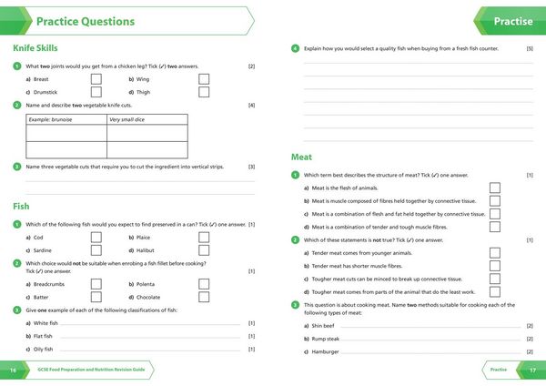 Produktbild: AQA GCSE 9-1 Food Preparation & Nutrition Complete Revision & Practice