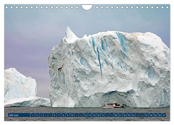 Produktbild: Berge aus Eis (Wandkalender 2026 DIN A4 quer), CALVENDO Monatskalender