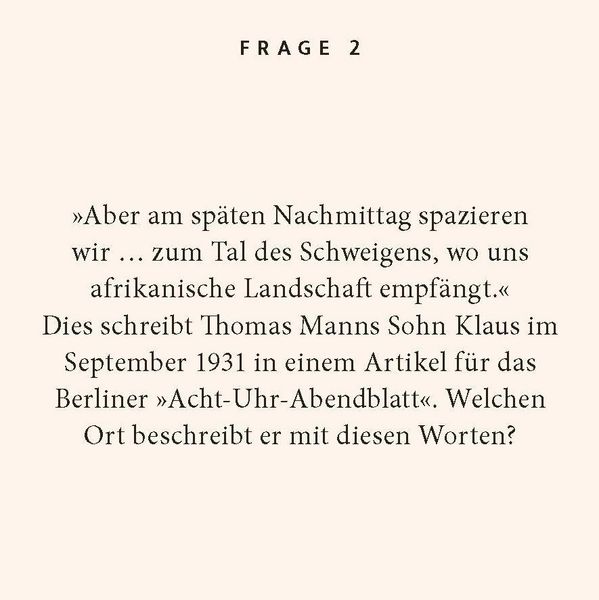 Produktbild: Thomas Mann-Quiz