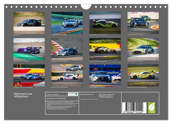 Produktbild: Motorsport aus Affalterbach (Wandkalender 2026 DIN A4 quer), CALVENDO Monatskalender