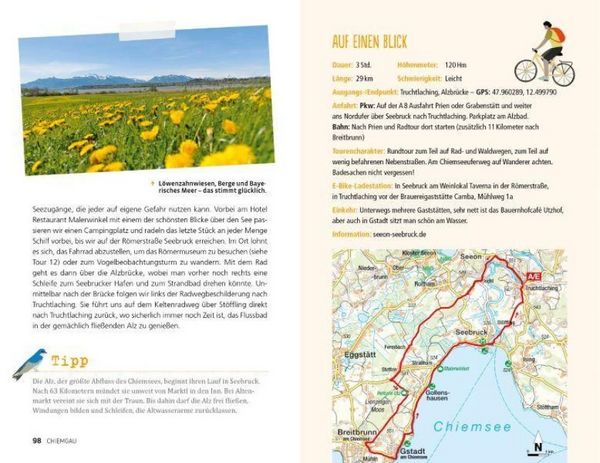 Produktbild: Radel dich gl&uuml;cklich &ndash; Chiemgau