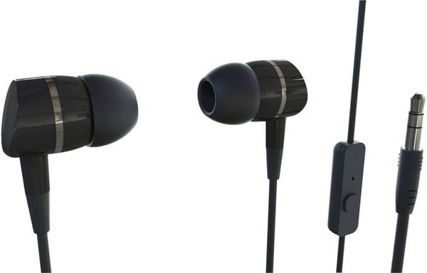 Vivanco SMARTSOUND BLACK In Ear Kopfhörer kabelgebunden Schwarz