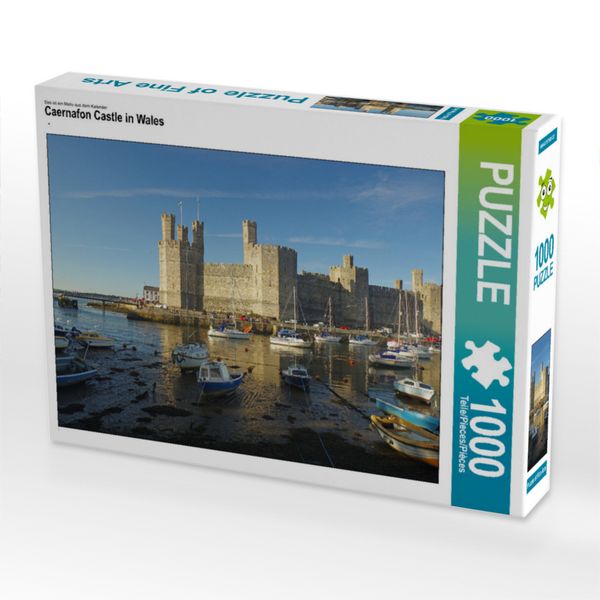 Produktbild: CALVENDO Puzzle Caernafon Castle in Wales | 1000 Teile Lege-Gr&ouml;&szlig;e 64x48cm Foto-Puzzle f&uuml;r gl&uuml;ckliche Stunden
