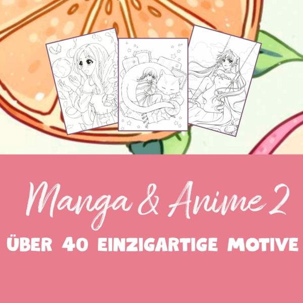 Produktbild: Malbuch Manga & Anime 2