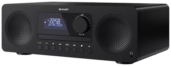 Sharp XL-B720D Stereoanlage Bluetooth®, AUX, CD, DAB+, USB, Inkl. Fernbedienung 60W Schwarz