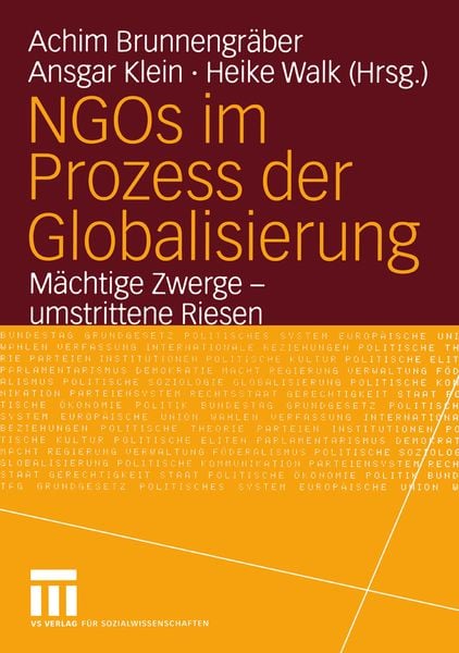 Produktbild: NGOs im Prozess der Globalisierung