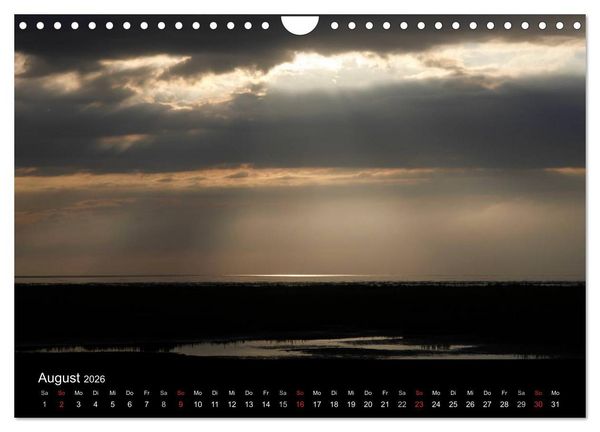 Produktbild: NORDSEE IMPRESSIONEN (Wandkalender 2026 DIN A4 quer), CALVENDO Monatskalender