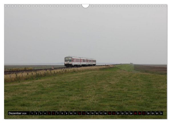 Produktbild: Die Marschbahn (Wandkalender 2026 DIN A3 quer), CALVENDO Monatskalender