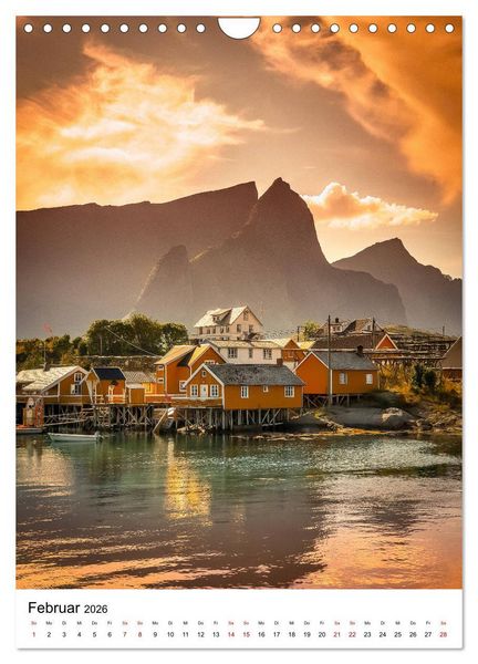 Produktbild: Norwegen - Eine Reise durch das skandinavische Land. (Wandkalender 2026 DIN A4 hoch), CALVENDO Monatskalender