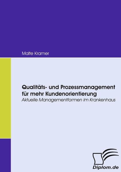 Produktbild: Qualit&auml;ts- und Prozessmanagement f&uuml;r mehr Kundenorientierung