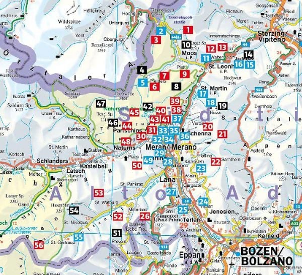 Produktbild: ROTHER Wanderf&uuml;hrer Rund um Meran