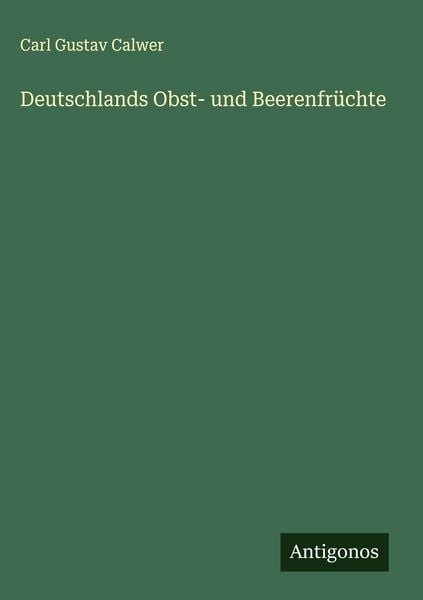 Produktbild: Deutschlands Obst- und Beerenfr&uuml;chte