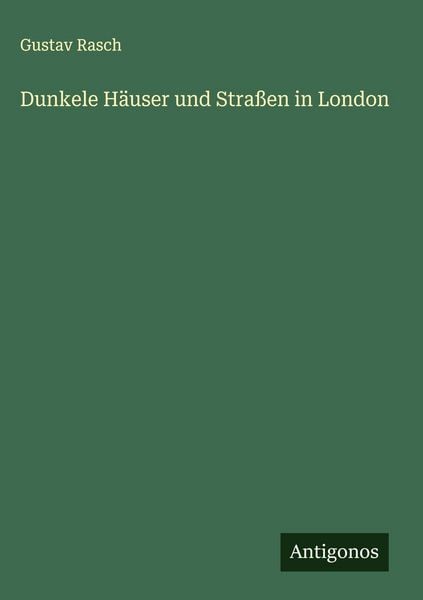 Produktbild: Dunkele H&auml;user und Stra&szlig;en in London