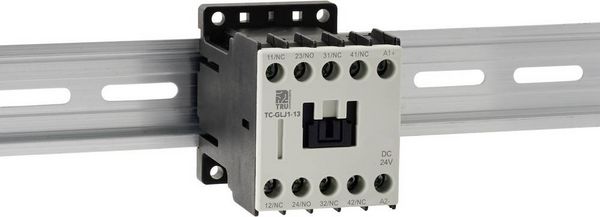 Produktbild: TRU COMPONENTS TC-GYJ1-13-24VDC Hilfssch&uuml;tz 1 Schlie&szlig;er, 3 &Ouml;ffner 24 V/DC 10A 1St.