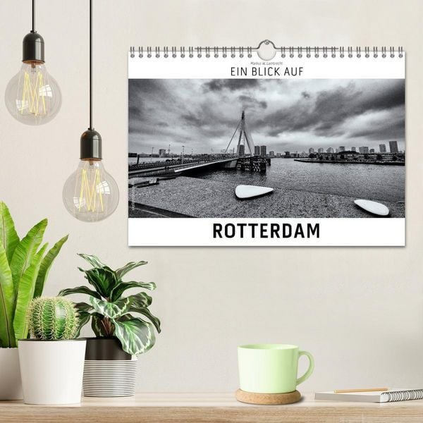 Produktbild: Ein Blick auf Rotterdam (Wandkalender 2026 DIN A4 quer), CALVENDO Monatskalender