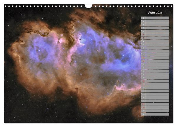 Produktbild: Deep-Sky Amateurastronomie (Wandkalender 2026 DIN A3 quer), CALVENDO Monatskalender