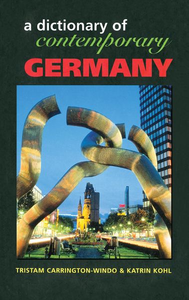 Produktbild: Dictionary of Contemporary Germany